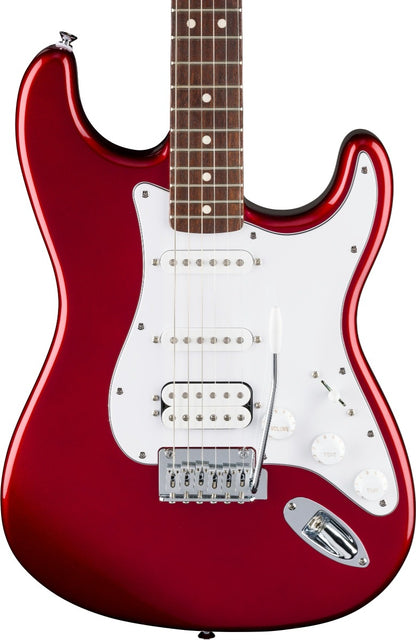 Fender Standard Stratocaster HSS, Laurel Fingerboard in White Pickguard in Candy Cola