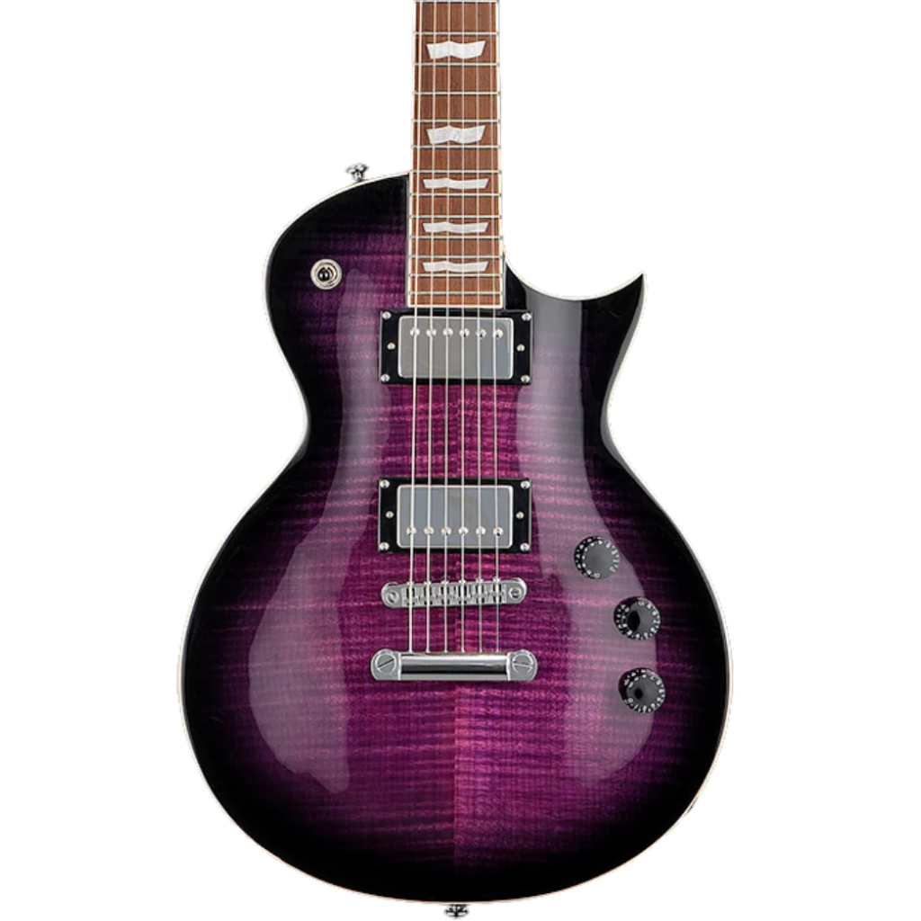 ESP LTD EC 256 Electric Guitar in See Thru Purple Sunburst