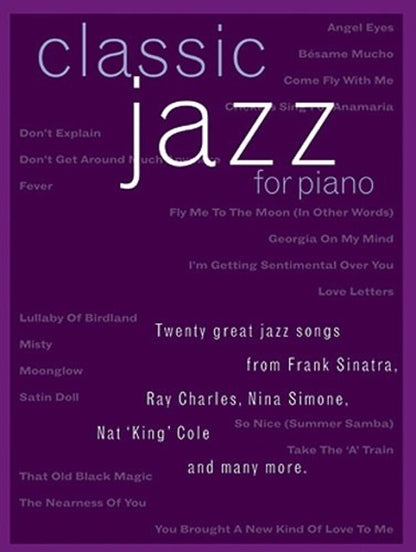 Classic Jazz for Piano PVG