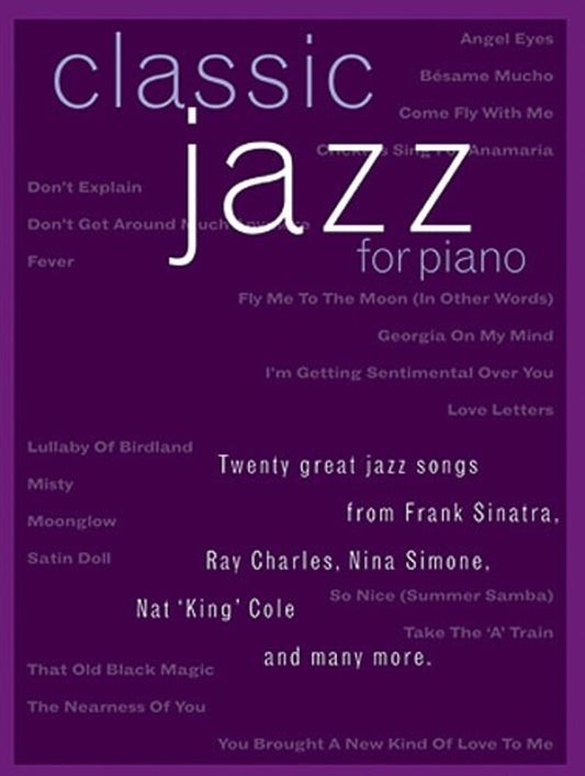 Classic Jazz for Piano PVG