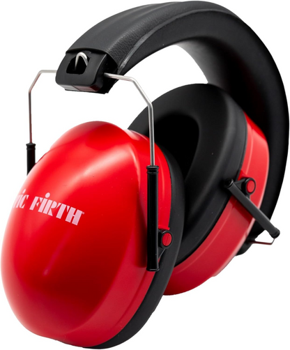 Vic Firth Kidphones V2 Protection Earmuffs for Kids in Red
