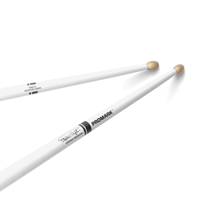 Promark Stephen Creighton Painted Maple Drum Stick in White