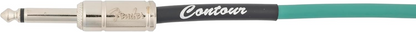 Fender Contour™ Series 30'  Coil Instrument Cable in Sherwood Green