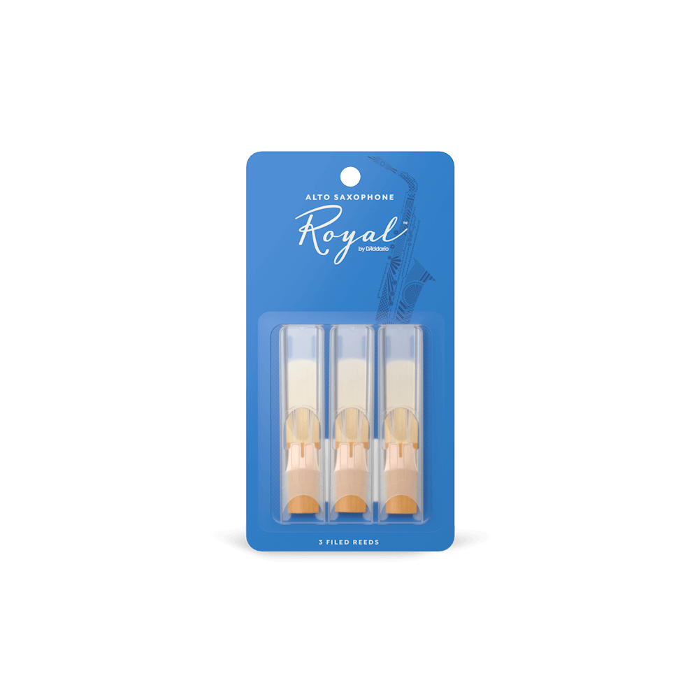 Royal By D'Addario Strength 2.0 3 Pack Alto Saxophone Reeds