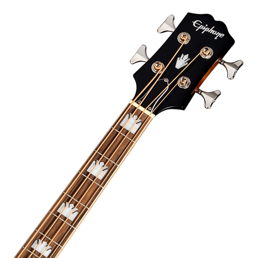 Epiphone El Capitan J200 Studio Bass in Aged Vintage Sunburst