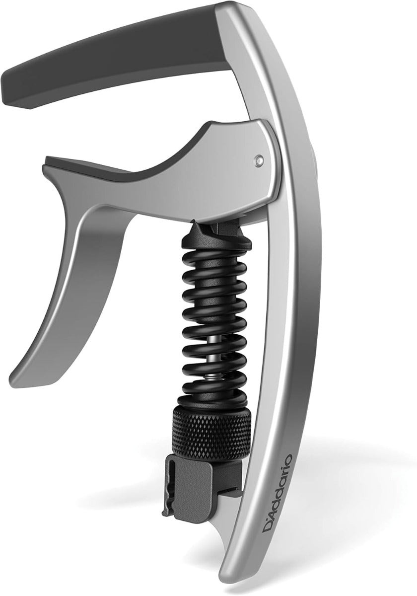 D'Addario Tri-Action Capo Adjustable Tension in Silver