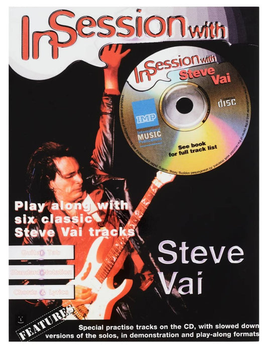 In Session With Steve Vai CD& Tab