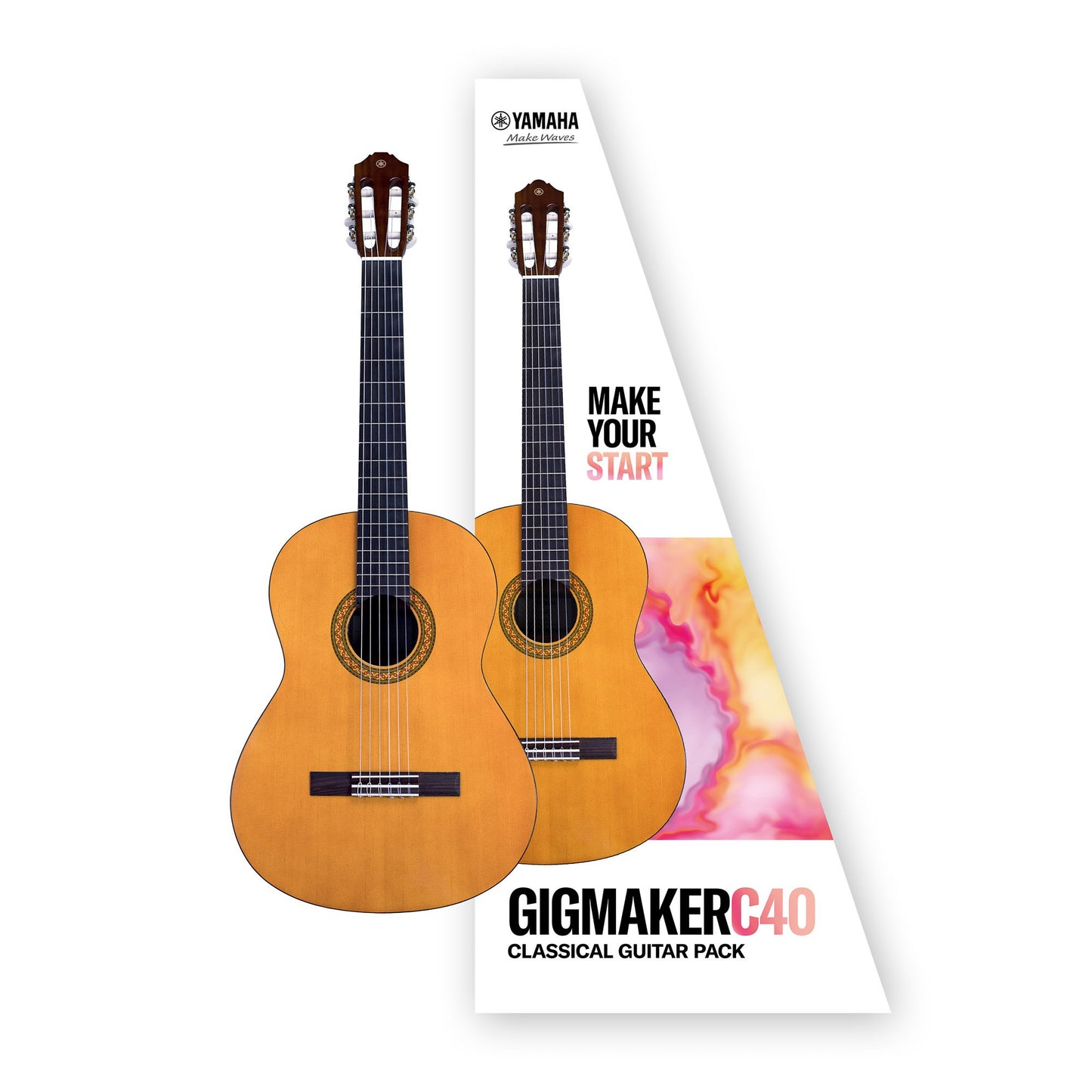 Yamaha Gigmaker C40 Classical Guitar Pack in Natural