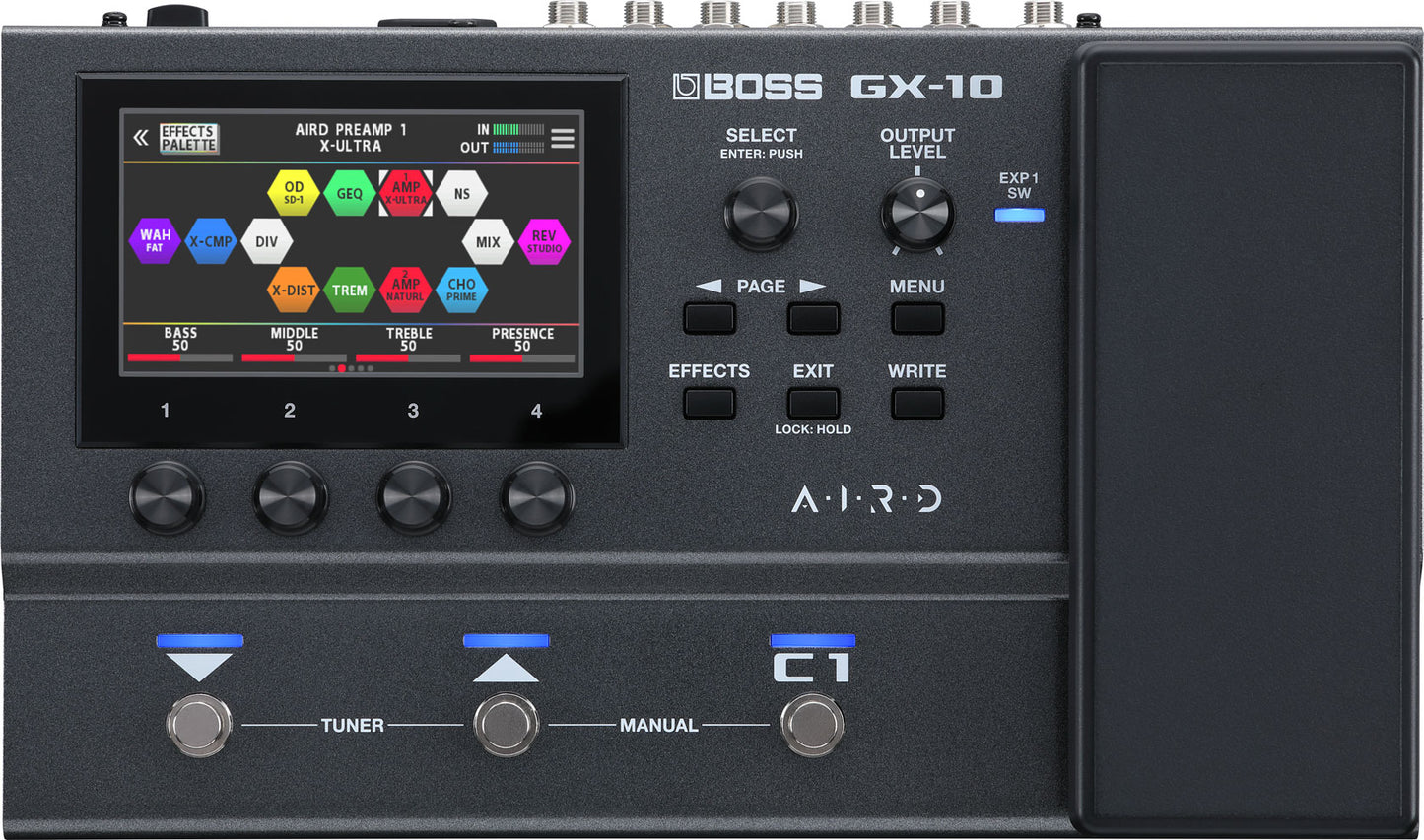 Boss GX-10 Guitar Effects Processor DISPLAY UNIT