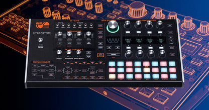 Ashun Sound Machines Hydrasynth Desktop and Rack Synthesizer