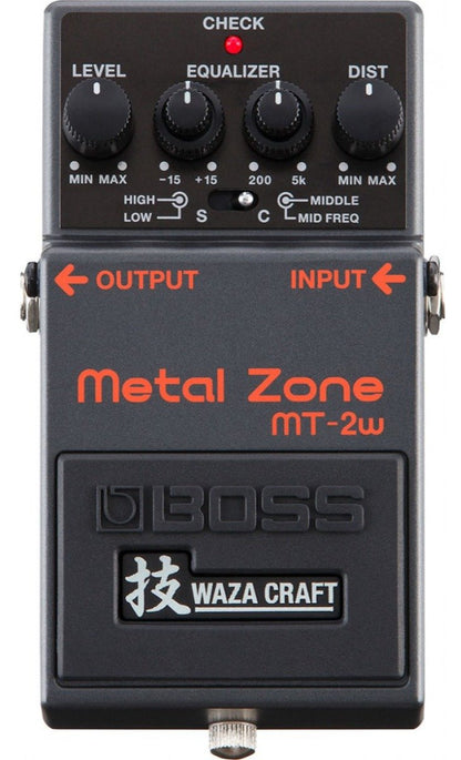 Boss MT-2W Waza Craft Special Edition Metal Zone Distortion Pedal