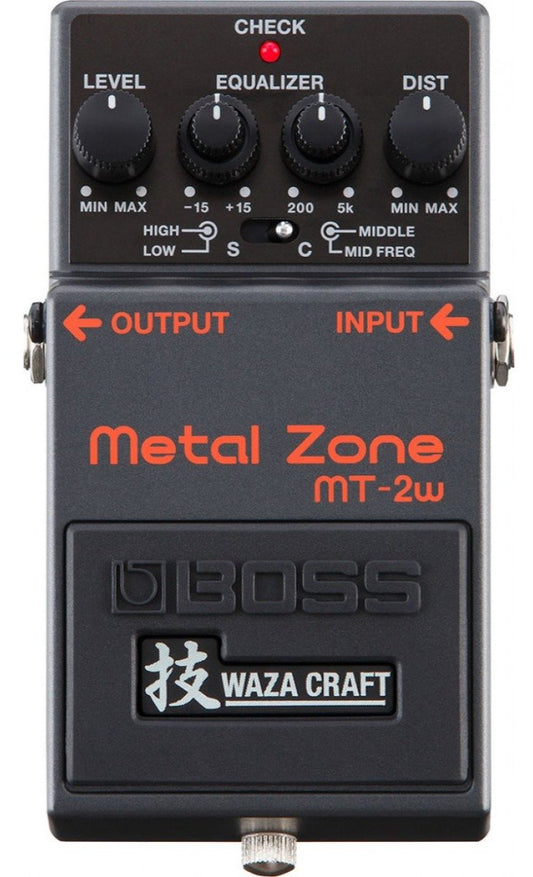 Boss MT-2W Waza Craft Special Edition Metal Zone Distortion Pedal