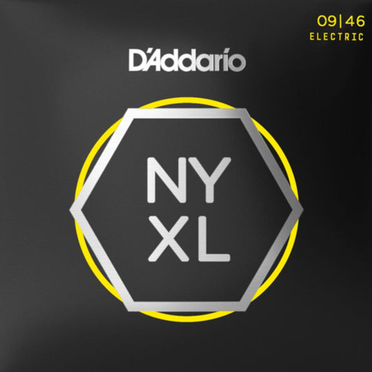 D'Addario NYXL0946 Nickel Wound Electric Guitar Strings Super Light Top  Regular Bottom 9-46 Gauge