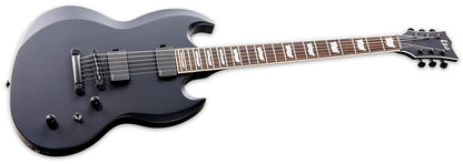 ESP LTD Viper 400 Baritone Electric Guitar in Black Satin