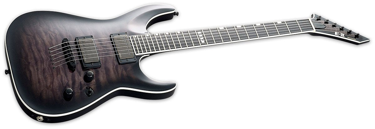 ESP E II Horizon NT II in See Thru Black Sunburst