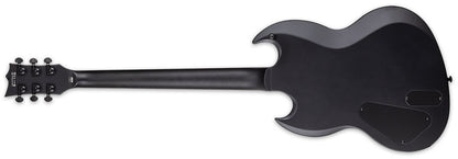 ESP LTD Viper 400 Baritone Electric Guitar in Black Satin