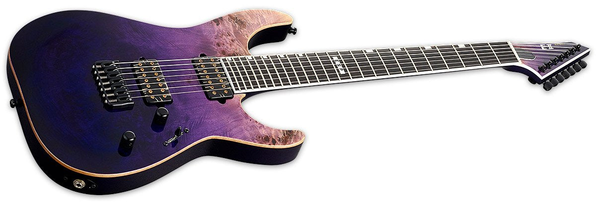 ESP E II M II 7 string in Purple Natural Fade