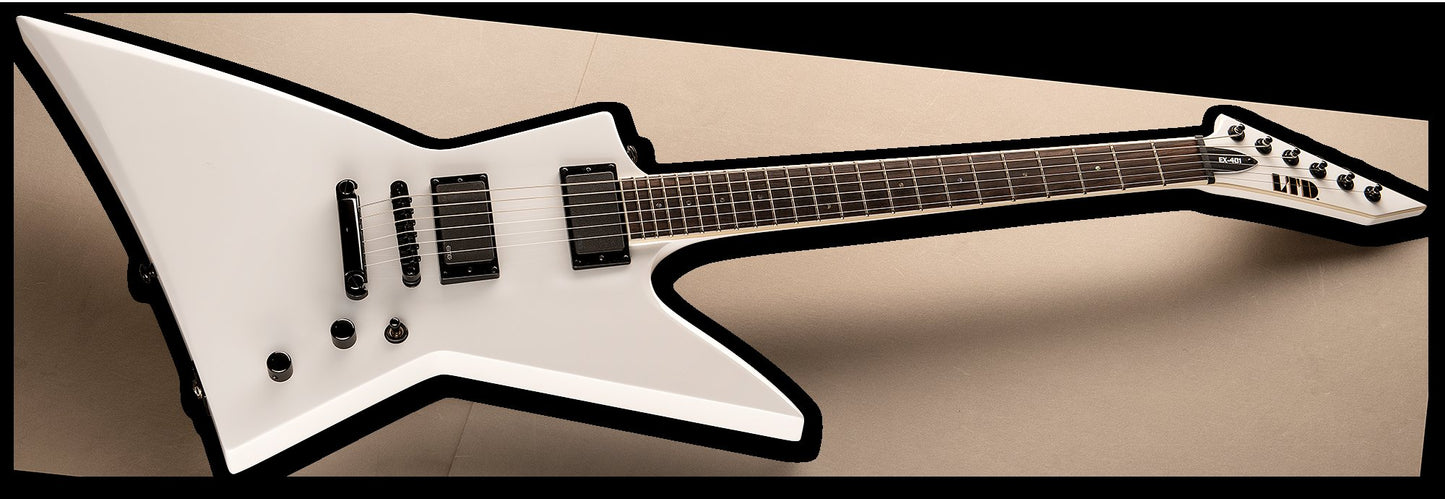 ESP LTD EX 401Electric Guitar in Snow White