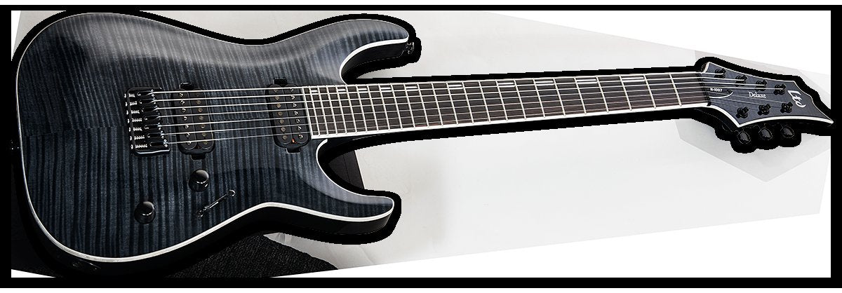 ESP H 1007 7 String in See Thru Black