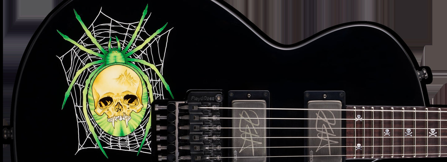 ESP LTD KH 3 SPIDER Kirk Hammett Signature Series Electric Guitar in Black