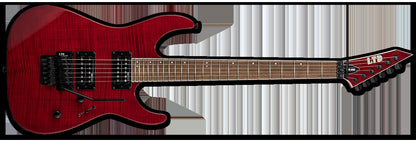 ESP LTD M 200FM Electric Guitar in See Thru Red