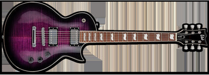 ESP LTD EC 256 Electric Guitar in See Thru Purple Sunburst