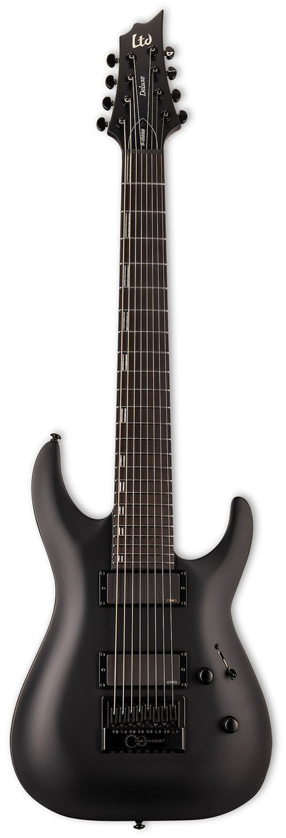 ESP LTD H 1008 Baritone EverTune 8 String in Black Satin