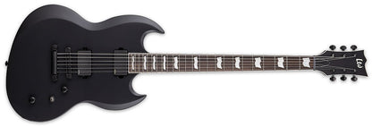 ESP LTD Viper 400 Baritone Electric Guitar in Black Satin