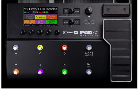 Line 6 POD Go Wireless Guitar Multi-effects Floor Processor