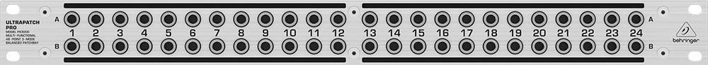 Behringer Ultrapatch PX3000 3 Mode Balanced Patchbay