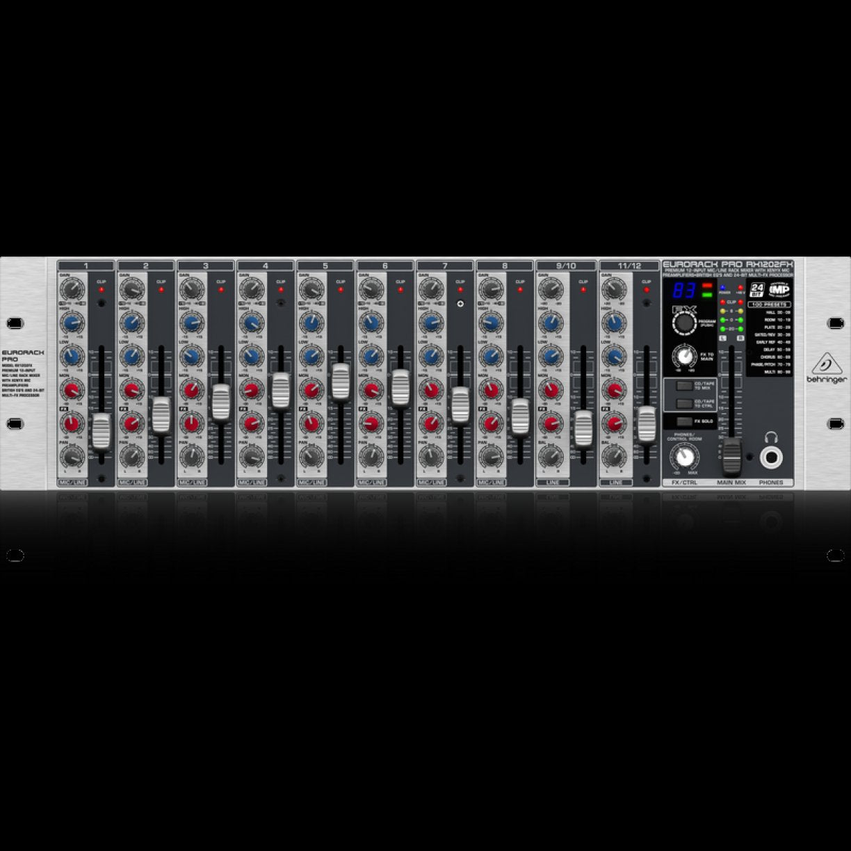 Behringer Eurorack PRO RX1202FX Rack Mixer