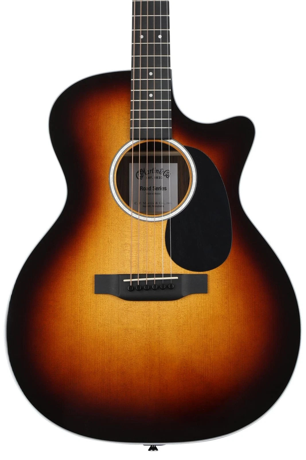 Martin GPC-13E Road Series, Grand Performance 14 Fret Cutaway, Acoustic Electric Guitar in Sunburst