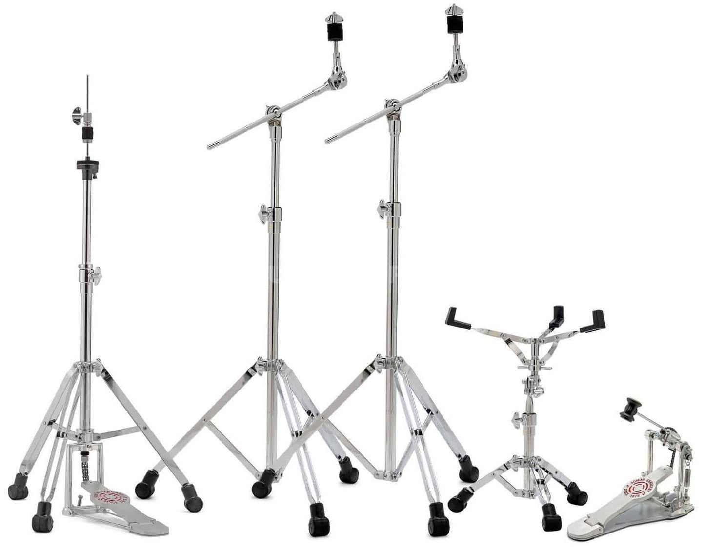 Sonor HS 2000 S Hardware Set Double Braced Silver Lacquer Coating