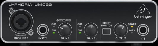 Behringer U Phoria UMC22 Interface
