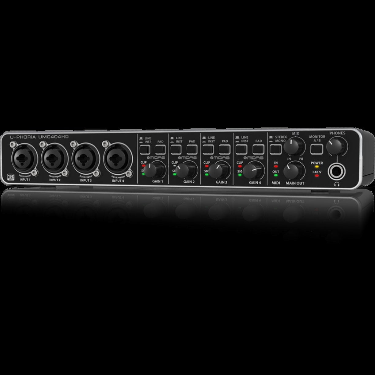 Behringer U Phoria UMC404HD Audio Interface – Billy Hyde Music