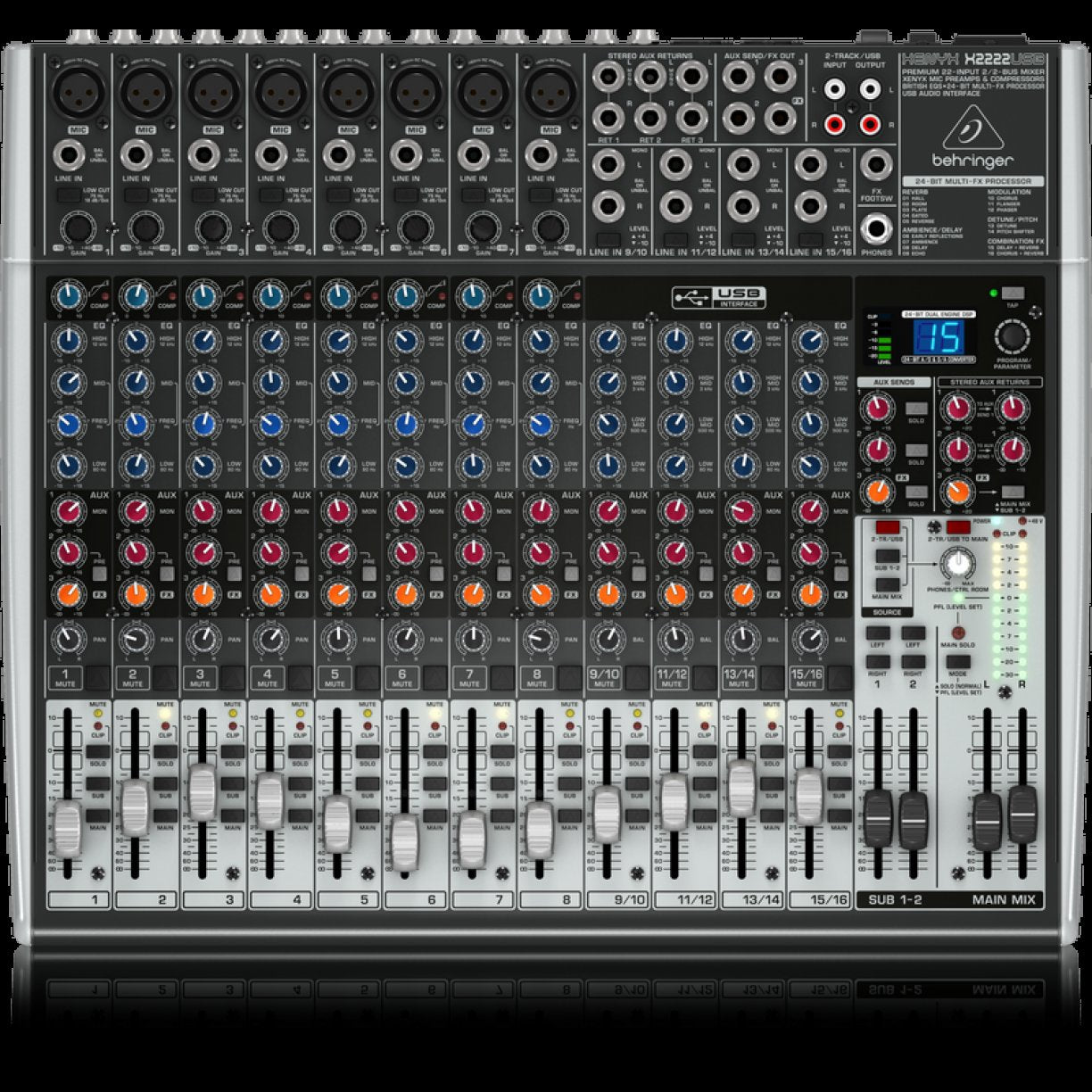 Behringer Xenyx X2222USB Mixer