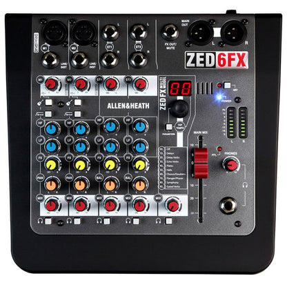 Allen & Health ZED6FX Compact 6 Input Analogue Mixer