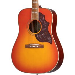 Epiphone Hummingbird Studio Acoustic Electric Guitar in Faded Cherry