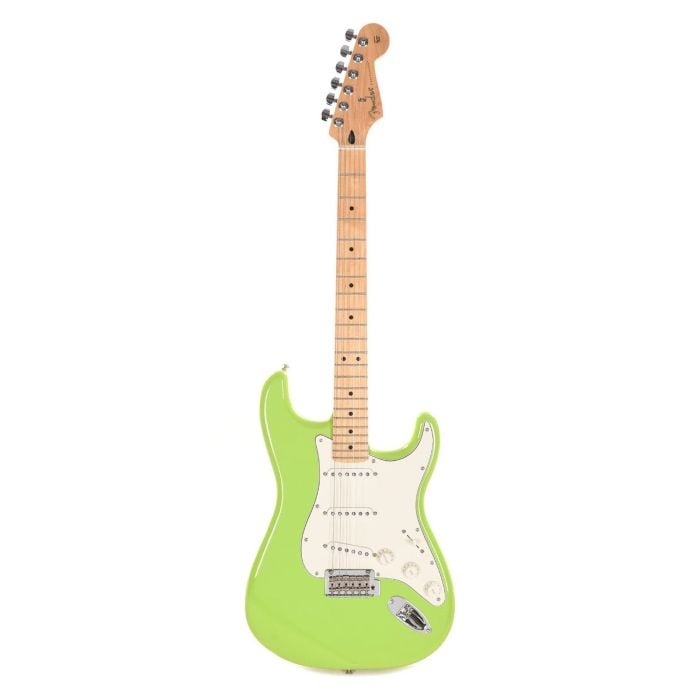 fender player stratocaster electron green