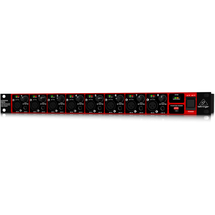 Behringer Ultragain Digital ADA8200 Audiophile 8 In and 8