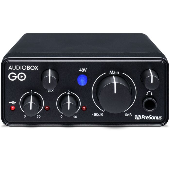PreSonus AudioBox GO - Compact USB Audio Interface