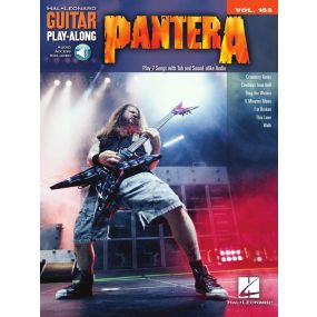 Hal Leonard Pantera Guitar Play Along Volume 163 Book/Online