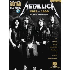 Metallica 1983-1988 Guitar Playalong Volume 195 BK/OLA