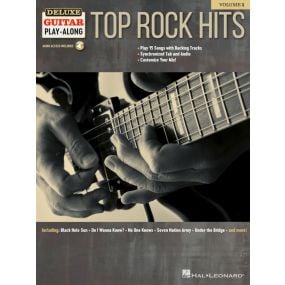 Top Rock Hits Deluxe Guitar Playalong Volume 1 BK/OLA