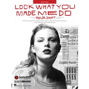 Look What You Made Me Do Easy Piano S/S