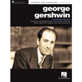 George Gershwin Singer's Jazz Anthology Low Voice BK/OLA