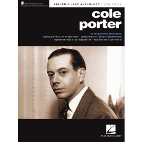 Cole Porter Singer's Jazz Anthology Low Voice BK/OLA