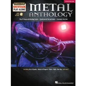 Metal Anthology Deluxe Guitar Playalong Volume 15 BK/OLA