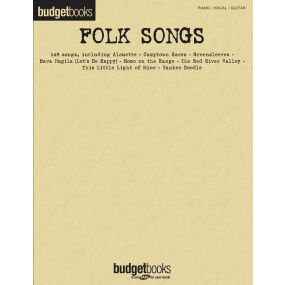 Folk Songs Budget Books PVG