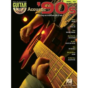 Acoustic '90s Guitar Playalong Volume 72 BK/CD